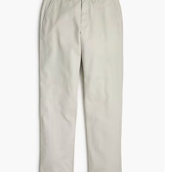 J. Crew factory Straight-fit flex chino pant in Stone NWT size 38/32 - Picture 6 of 14